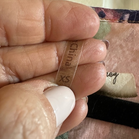 Aratta Silent Journey Long Sleeve Blouse Top Floral Sheer Size XS - Picture 7 of 12